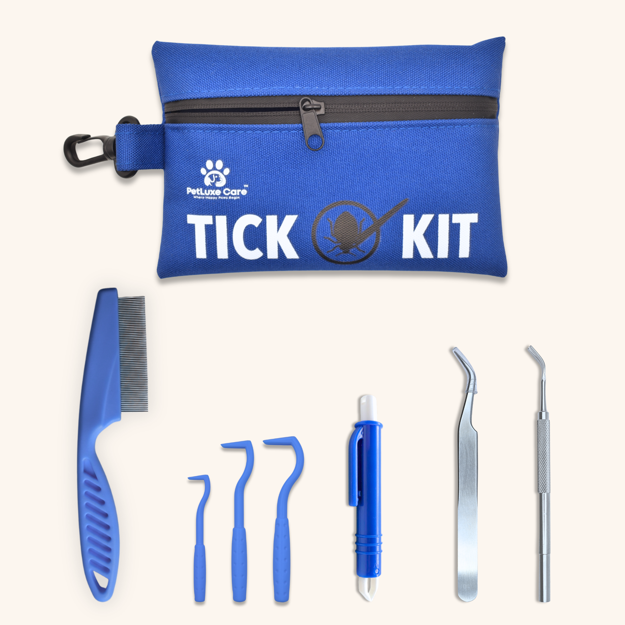 PetLuxe Care Tick Removal Kit for Dogs & Cats